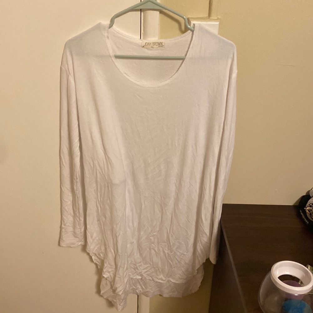 Joah brown nightingale white dress